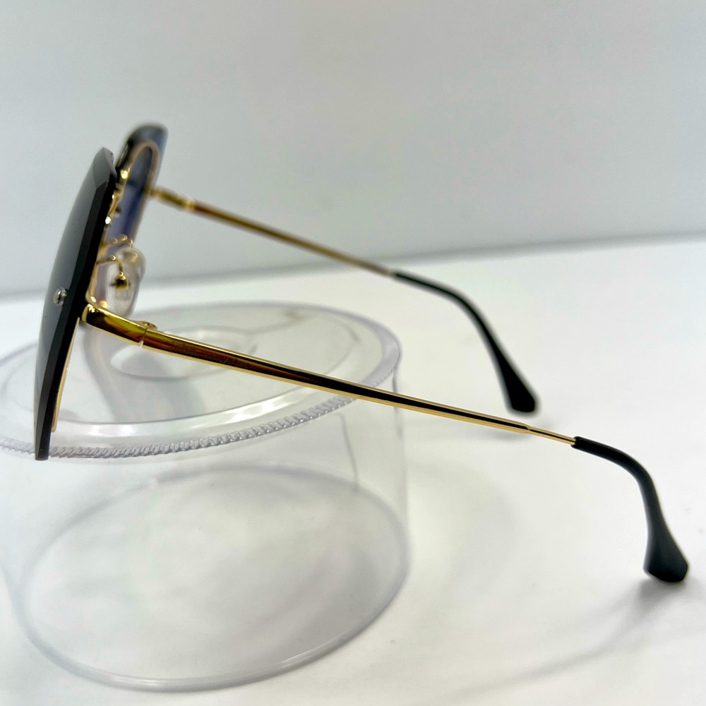 JOHN VARVANTOS LADIES GOLD METAL SUNGLASSES - Picture 2 of 11